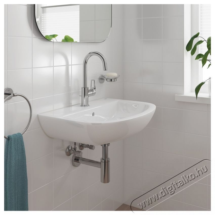 Grohe Bauloop mosd&oacute;csaptelep 23763001, 3/8  , egykaros, L-es m&eacute;ret, forgathat&oacute;, kr&oacute;m H&aacute;ztart&aacute;s / Otthon / K&uuml;lt&eacute;r - F&uuml;rdőszoba / wc - Kieg&eacute;sz&iacute;tő - 536716