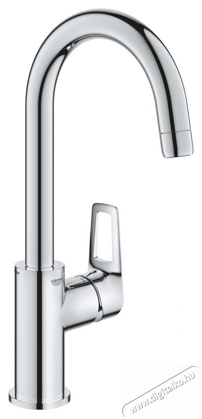 Grohe Bauloop mosd&oacute;kagyl&oacute; csaptelep 23891001, 3/8  , egykaros, L-es m&eacute;retű, nyom&oacute;gombos, forgathat&oacute;, kr&oacute;mozott H&aacute;ztart&aacute;s / Otthon / K&uuml;lt&eacute;r - F&uuml;rdőszoba / wc - Kieg&eacute;sz&iacute;tő - 536711