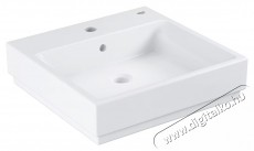 Grohe Cube ker&aacute;mia mosd&oacute; 3947800H, munkalap, 500 x 490, PureGuard, feh&eacute;r H&aacute;ztart&aacute;s / Otthon / K&uuml;lt&eacute;r - F&uuml;rdőszoba / wc - Kieg&eacute;sz&iacute;tő - 536682