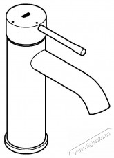 Grohe Essence 23797001 mosd&oacute;csaptelep, 3/8 , egykaros, S m&eacute;ret, ker&aacute;mia patron, hullad&eacute;k n&eacute;lk&uuml;l, kr&oacute;m Konyhai term&eacute;kek - Mosogat&oacute; - Mosogat&oacute; csaptelep - 536688