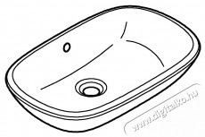 Grohe Eurostyle mosd&oacute; 39216000, 500 x 380 mm, munkalapra szerelhető, hyperclean, ker&aacute;mia, feh&eacute;r H&aacute;ztart&aacute;s / Otthon / K&uuml;lt&eacute;r - F&uuml;rdőszoba / wc - Kieg&eacute;sz&iacute;tő - 536708