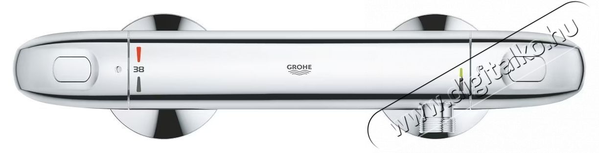 Grohe Grohtherm 1000 zuhanycsaptelep, szabad, termoszt&aacute;t, kr&oacute;m, 34814003 H&aacute;ztart&aacute;s / Otthon / K&uuml;lt&eacute;r - F&uuml;rdőszoba / wc - Kieg&eacute;sz&iacute;tő - 536668
