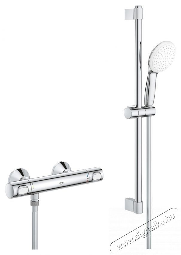 Grohe Grohtherm 500 34796001 zuhanycsap, k&uuml;lső r&eacute;sz be&eacute;p&iacute;thető testhez, termoszt&aacute;t, zuhanyoszlop, 600 mm, 1 funkci&oacute;, kr&oacute;m H&aacute;ztart&aacute;s / Otthon / K&uuml;lt&eacute;r - F&uuml;rdőszoba / wc - Zuhanyz&oacute; polcrendszer - 536689