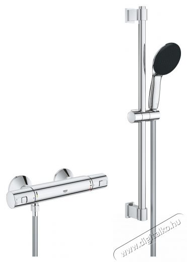 Grohe Precision Start zuhanycsaptelep 34597001, megjelen&eacute;s, termoszt&aacute;t, zuhanyoszlop, 600 mm, kr&oacute;m H&aacute;ztart&aacute;s / Otthon / K&uuml;lt&eacute;r - F&uuml;rdőszoba / wc - Zuhanyz&oacute; polcrendszer - 536670