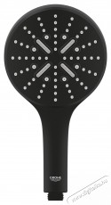 Grohe Rainshower SmartActive 130 22127KF0 zuhanyfej, 1/2 , 3 f&eacute;le sug&aacute;r, 9,5 l/perc, v&iacute;zkőmentes, matt, fekete H&aacute;ztart&aacute;s / Otthon / K&uuml;lt&eacute;r - F&uuml;rdőszoba / wc - Kieg&eacute;sz&iacute;tő - 536718