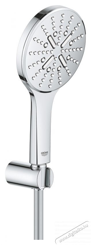 Grohe SmartActive 130 zuhanyfej k&eacute;szlet 26581000, 1/2 , 3 funkci&oacute;s, 130 mm, tart&oacute;, t&ouml;mlő, kr&oacute;m H&aacute;ztart&aacute;s / Otthon / K&uuml;lt&eacute;r - F&uuml;rdőszoba / wc - Kieg&eacute;sz&iacute;tő - 536714