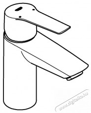 Grohe Start 235502432 Egykaros mosd&oacute;csaptelep, 3/8 , S m&eacute;ret, 5,7 l/perc, Nyithat&oacute; szelep, Matt, Fekete H&aacute;ztart&aacute;s / Otthon / K&uuml;lt&eacute;r - F&uuml;rdőszoba / wc - Kieg&eacute;sz&iacute;tő - 536715