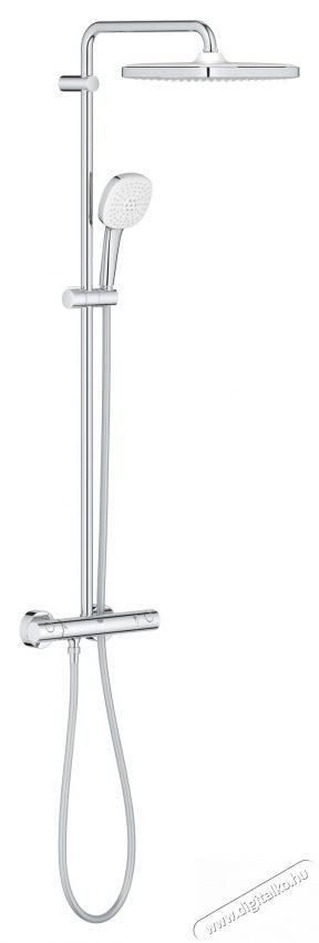 Grohe 26689001 Tempesta Cube 250 zuhanyrendszer, l&aacute;that&oacute;, termoszt&aacute;t, 250 mm, 1 funkci&oacute;, kr&oacute;m H&aacute;ztart&aacute;s / Otthon / K&uuml;lt&eacute;r - F&uuml;rdőszoba / wc - Kieg&eacute;sz&iacute;tő - 536641