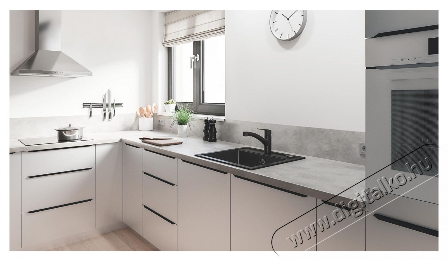 Grohe 303072431 Start Egykaros mosogat&oacute;csaptelep, Elford&iacute;that&oacute; kifoly&oacute;cső, Kih&uacute;zhat&oacute; zuhanyfej kifoly&aacute;s v&aacute;lt&oacute; funkci&oacute;val, Matt fekete H&aacute;ztart&aacute;s / Otthon / K&uuml;lt&eacute;r - F&uuml;rdőszoba / wc - Kieg&eacute;sz&iacute;tő - 536664