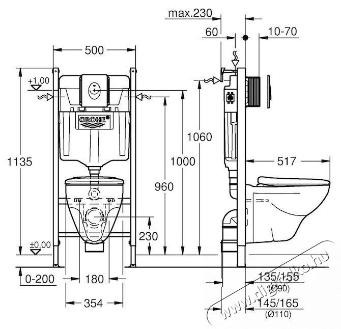 Grohe 39116000 Solido 4in1 WC tart&aacute;ly szett H&aacute;ztart&aacute;s / Otthon / K&uuml;lt&eacute;r - F&uuml;rdőszoba / wc - Kieg&eacute;sz&iacute;tő - 536650