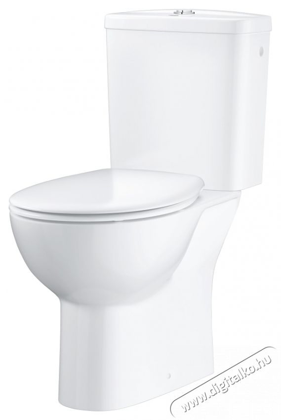 Grohe Bau ker&aacute;mia WC k&eacute;szlet 39496000, padl&oacute;n &aacute;ll&oacute;, v&iacute;zszintes kimenet, SoftClose, Perem n&eacute;lk&uuml;li, feh&eacute;r H&aacute;ztart&aacute;s / Otthon / K&uuml;lt&eacute;r - F&uuml;rdőszoba / wc - Kieg&eacute;sz&iacute;tő - 536647