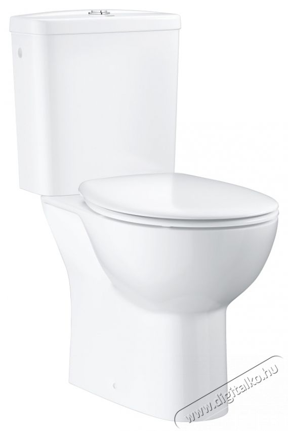 Grohe Bau ker&aacute;mia WC k&eacute;szlet 39496000, padl&oacute;n &aacute;ll&oacute;, v&iacute;zszintes kimenet, SoftClose, Perem n&eacute;lk&uuml;li, feh&eacute;r H&aacute;ztart&aacute;s / Otthon / K&uuml;lt&eacute;r - F&uuml;rdőszoba / wc - Kieg&eacute;sz&iacute;tő - 536647