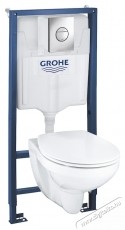 Grohe BauCeramic 39499000 5 az 1-ben WC csomag, falra akaszthat&oacute; WC, keret, fed&eacute;l, kellemes, r&ouml;gz&iacute;tőrendszer, feh&eacute;r H&aacute;ztart&aacute;s / Otthon / K&uuml;lt&eacute;r - F&uuml;rdőszoba / wc - Kieg&eacute;sz&iacute;tő - 536642