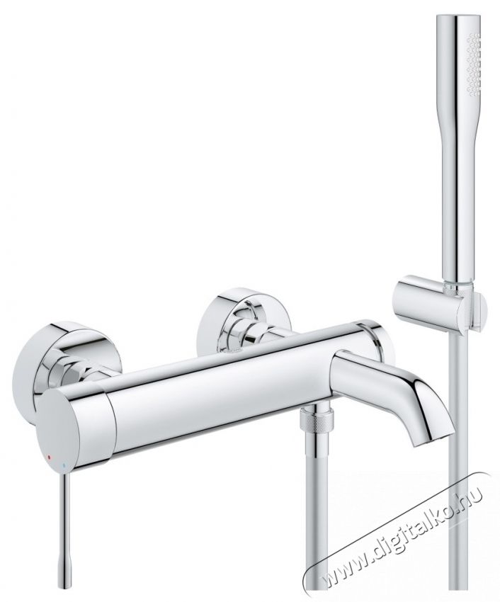 Grohe Essence K&aacute;d csaptelep, egykaros, 1/2 , ker&aacute;miabet&eacute;t, cső 1500 mm, ir&aacute;nyv&aacute;lt&oacute;, zuhanyr&oacute;zsa, hőm&eacute;rs&eacute;klet korl&aacute;toz&oacute;, Kr&oacute;m H&aacute;ztart&aacute;s / Otthon / K&uuml;lt&eacute;r - F&uuml;rdőszoba / wc - Kieg&eacute;sz&iacute;tő - 536657