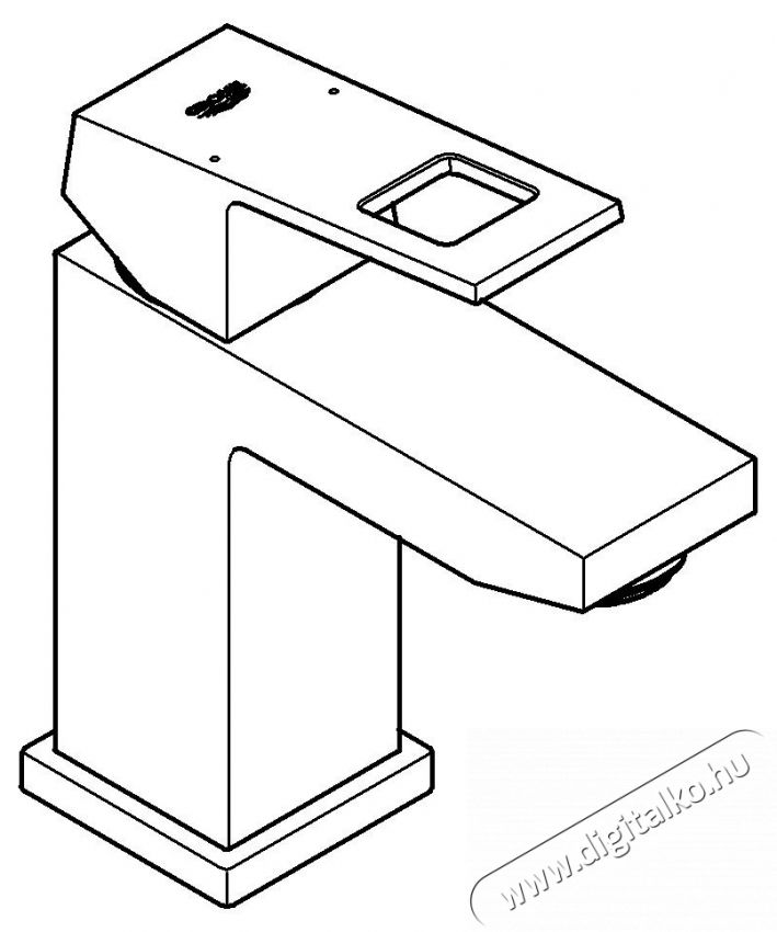 Grohe Eurocube 2313200E mosd&oacute;csaptelep, 3/8 , S m&eacute;ret, kr&oacute;m H&aacute;ztart&aacute;s / Otthon / K&uuml;lt&eacute;r - F&uuml;rdőszoba / wc - Kieg&eacute;sz&iacute;tő - 536663
