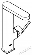 Grohe Plus 23873003 Mosd&oacute; csaptelep, 1/2 , L m&eacute;ret, egykaros, ker&aacute;miabet&eacute;t, gy&ouml;ngy&ouml;ztető, 1/4  push-up leeresztők&eacute;szlet, Kr&oacute;m H&aacute;ztart&aacute;s / Otthon / K&uuml;lt&eacute;r - F&uuml;rdőszoba / wc - Kieg&eacute;sz&iacute;tő - 536648