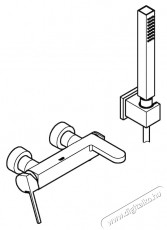 Grohe Plus 33547003 zuhanygarnit&uacute;ra, 1/2  , egykaros, ker&aacute;miapatron, Stick zuhanyfej, fali konzol, SilverFlex 1,5 m-es t&ouml;mlő, rejtett r&ouml;gz&iacute;tők, hat&aacute;rol&oacute;, kr&oacute;m H&aacute;ztart&aacute;s / Otthon / K&uuml;lt&eacute;r - F&uuml;rdőszoba / wc - Kieg&eacute;sz&iacute;tő - 536645