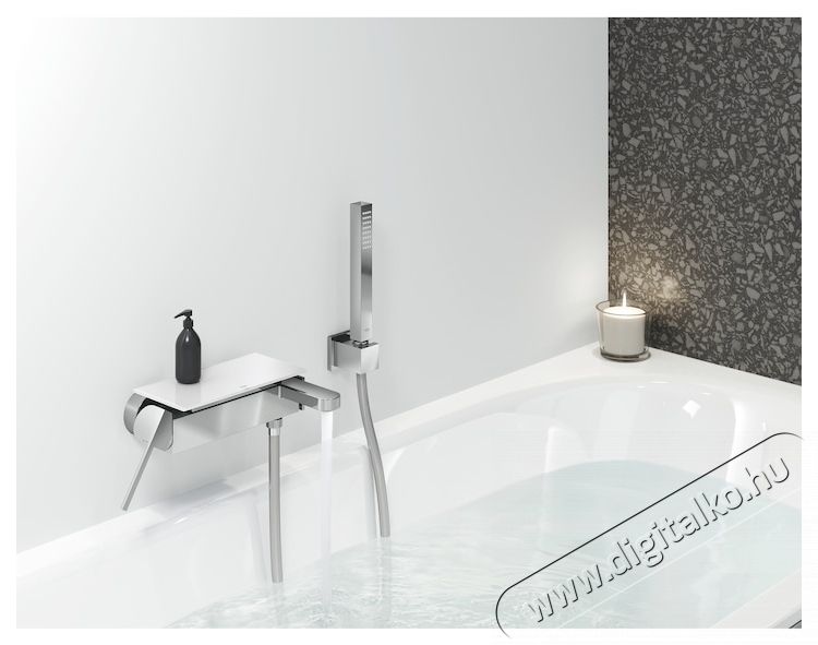 Grohe Plus 33547003 zuhanygarnit&uacute;ra, 1/2  , egykaros, ker&aacute;miapatron, Stick zuhanyfej, fali konzol, SilverFlex 1,5 m-es t&ouml;mlő, rejtett r&ouml;gz&iacute;tők, hat&aacute;rol&oacute;, kr&oacute;m H&aacute;ztart&aacute;s / Otthon / K&uuml;lt&eacute;r - F&uuml;rdőszoba / wc - Kieg&eacute;sz&iacute;tő - 536645