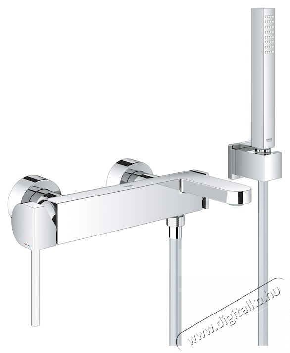 Grohe Plus 33547003 zuhanygarnit&uacute;ra, 1/2  , egykaros, ker&aacute;miapatron, Stick zuhanyfej, fali konzol, SilverFlex 1,5 m-es t&ouml;mlő, rejtett r&ouml;gz&iacute;tők, hat&aacute;rol&oacute;, kr&oacute;m H&aacute;ztart&aacute;s / Otthon / K&uuml;lt&eacute;r - F&uuml;rdőszoba / wc - Kieg&eacute;sz&iacute;tő - 536645