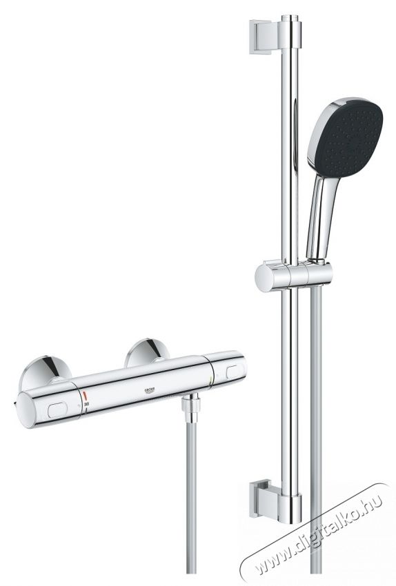 Grohe Precision Trend zuhanycsaptelep 34237003, termoszt&aacute;t, zuhanyoszlop, 600 mm, kr&oacute;m H&aacute;ztart&aacute;s / Otthon / K&uuml;lt&eacute;r - F&uuml;rdőszoba / wc - Kieg&eacute;sz&iacute;tő - 536660