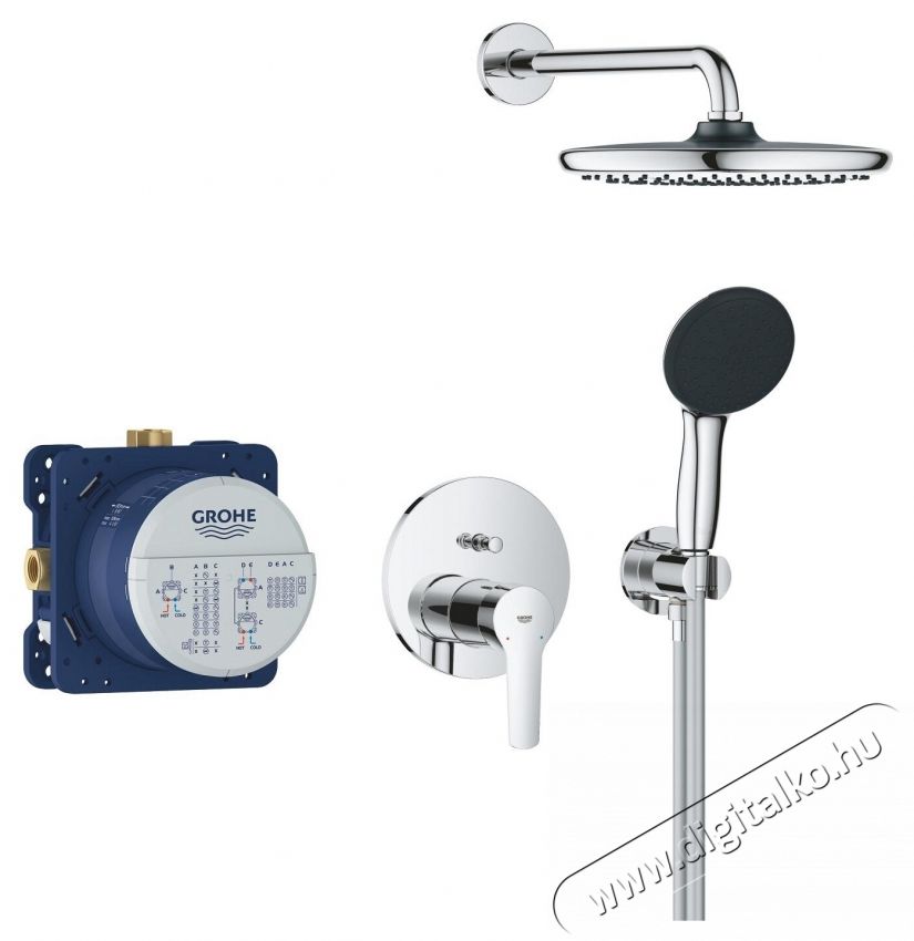 Grohe Start 25292000 zuhanyrendszer, 1/2 , Be&eacute;p&iacute;tett, 250mm, 1 funkci&oacute;, Kr&oacute;m H&aacute;ztart&aacute;s / Otthon / K&uuml;lt&eacute;r - F&uuml;rdőszoba / wc - Kieg&eacute;sz&iacute;tő - 536633