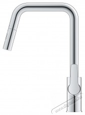 Grohe Start 30631000 konyhai csaptelep, magas, U-t&iacute;pus&uacute;, kih&uacute;zhat&oacute; zuhany, 2 funkci&oacute;s, kr&oacute;m Konyhai term&eacute;kek - Mosogat&oacute; - Mosogat&oacute; csaptelep - 536659
