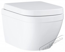 Grohe Euro Ceramic 39693000 WC cs&eacute;sze, falra szerelhető, perem n&eacute;lk&uuml;li, Triple Vortex, SoftClose fed&eacute;l, feh&eacute;r H&aacute;ztart&aacute;s / Otthon / K&uuml;lt&eacute;r - F&uuml;rdőszoba / wc - Kieg&eacute;sz&iacute;tő - 536639
