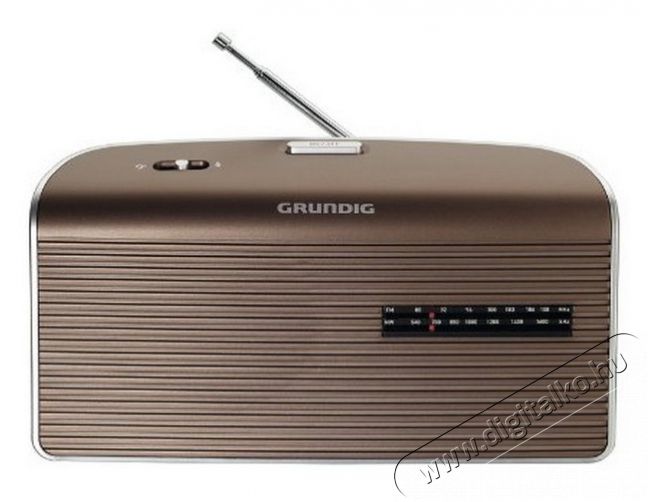 Grundig MUSIC-60B táskarádió - barna Audio-Video / Hifi / Multimédia - Rádió / órás rádió - Hordozható, zseb-, táska rádió - 286800