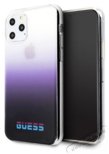 Guess California iPhone 11 lila PC/TPU tok Mobil / Kommunikáció / Smart - Mobiltelefon kiegészítő / tok - Tok / hátlap - 394327