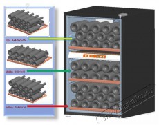 Guzzanti GZ 52DD Konyhai term&eacute;kek - Hűtő, fagyaszt&oacute; (szabadon&aacute;ll&oacute;) - Borhűtő - 509809