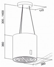 Guzzanti GZ 685B Konyhai term&eacute;kek - P&aacute;raelsz&iacute;v&oacute; - Sziget f&ouml;l&eacute; - 509777