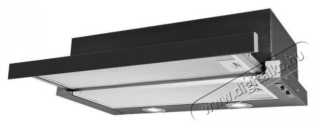 Guzzanti GSL 60 Black Konyhai termékek - Páraelszívó - Beépíthető / kihúzható - 509668