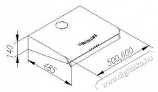 Guzzanti ZRW 50 fehér Konyhai termékek - Páraelszívó - Hagyományos - 509655