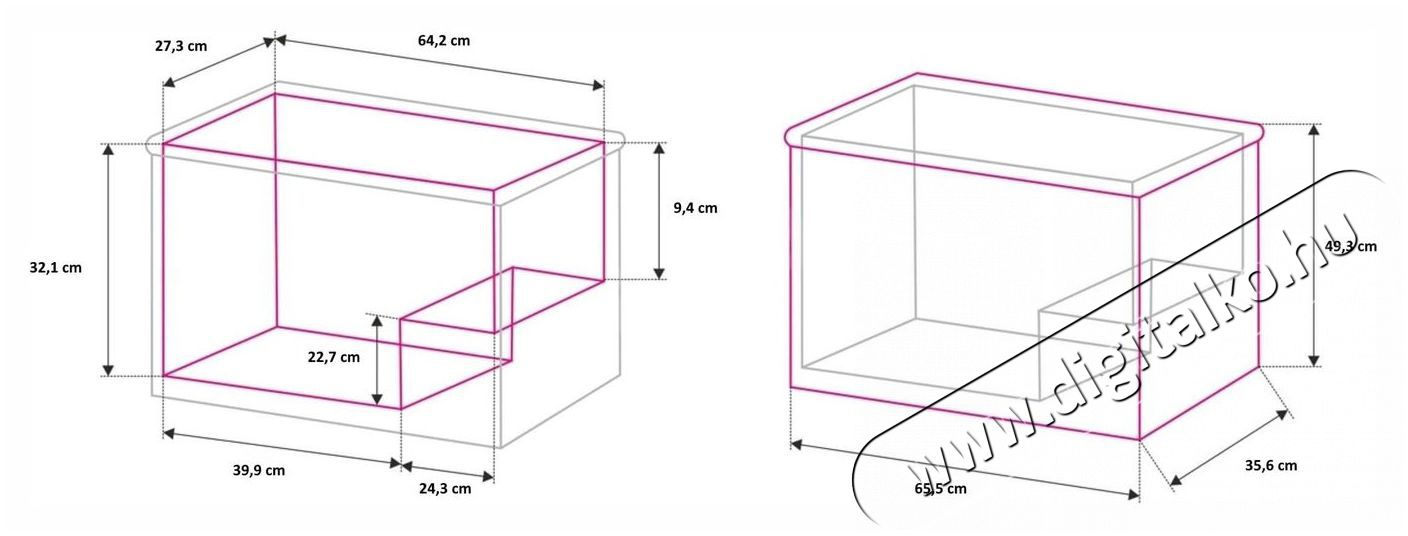 Guzzanti GZ 45A Konyhai term&eacute;kek - Hűtő, fagyaszt&oacute; (szabadon&aacute;ll&oacute;) - Hordozhat&oacute; hűtőt&aacute;ska - 522899
