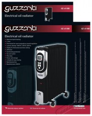 Guzzanti GZ 411BD Olajradiátor Háztartás / Otthon / Kültér - Fűtés - Olajradiátor - 524843