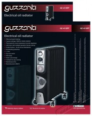 Guzzanti GZ 411BTF Olajradiátor Háztartás / Otthon / Kültér - Fűtés - Olajradiátor - 524844