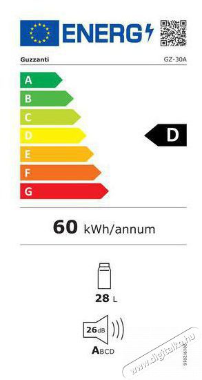 Guzzanti GZ 30A Konyhai term&eacute;kek - Hűtő, fagyaszt&oacute; (szabadon&aacute;ll&oacute;) - Hordozhat&oacute; hűtőt&aacute;ska - 530614