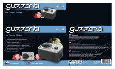 Guzzanti GZ 152A Fagylaltkészítő gép Konyhai termékek - Konyhai kisgép (sütés / főzés / hűtés / ételkészítés) - Fagylaltkészítő gép - 522874