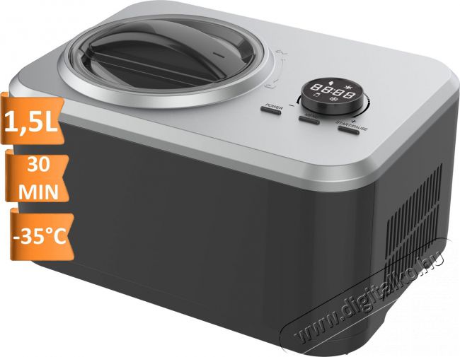 Guzzanti GZ 152A Fagylaltkészítő gép Konyhai termékek - Konyhai kisgép (sütés / főzés / hűtés / ételkészítés) - Fagylaltkészítő gép - 522874