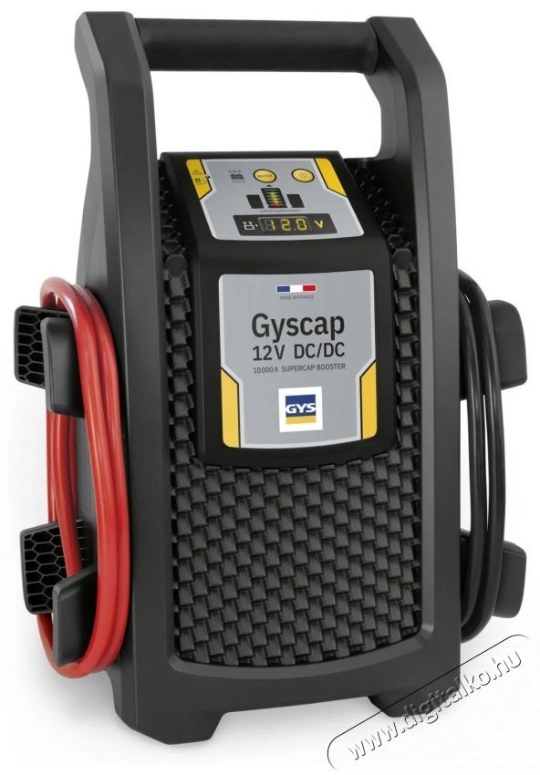 GYS GYSCAP Kondenz&aacute;toros ind&iacute;t&aacute;sseg&iacute;tő, 12 V Aut&oacute;hifi / Aut&oacute; felszerel&eacute;s - Aut&oacute;s / aut&oacute;hifi kieg&eacute;sz&iacute;tő - Aut&oacute; akkumul&aacute;tor t&ouml;ltő - 531812