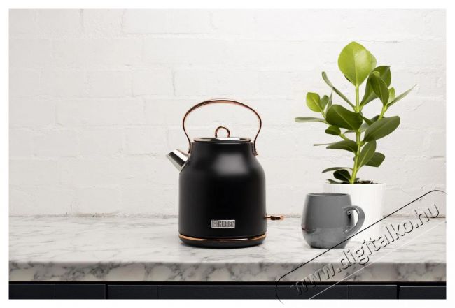 HADEN Heritage Black and Copper, fekete Konyhai term&eacute;kek - V&iacute;zforral&oacute; / teafőző - 513082