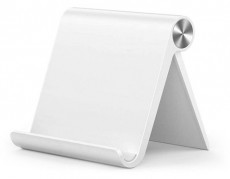 HAFFNER FN0163 univerzális fehér asztali telefon és tablet állvány Mobil / Kommunikáció / Smart - Mobiltelefon kiegészítő / tok - Tartó / rögzítő / állvány - 394021
