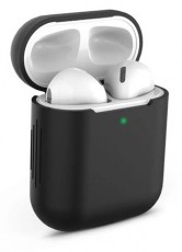 HAFFNER FN0376 Apple AirPods fekete szilikon védőtok Audio-Video / Hifi / Multimédia - Fül és Fejhallgatók - Fülhallgató kiegészítő - 404508