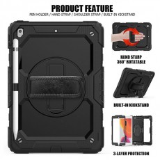 HAFFNER FN0161 Apple iPad 10.2 (2019/2020) ütésálló védőtok - fekete Mobil / Kommunikáció / Smart - Tablet / E-book kiegészítő, tok - Tablet tok - 408106