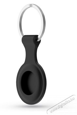 HAFFNER FN0197 Apple AirTag fekete szilikon védőtokos kulcstartó Egyéb - Nem forgalmazzuk ! - 436683