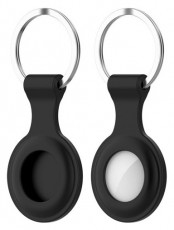 HAFFNER FN0197 Apple AirTag fekete szilikon védőtokos kulcstartó Egyéb - Nem forgalmazzuk ! - 436683