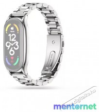 HAFFNER FN0394 Xiaomi Mi Smart Band 7 ezüst fém szíj Mobil / Kommunikáció / Smart - Okos eszköz - Okosóra - 407927