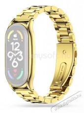 HAFFNER FN0395 Xiaomi Mi Smart Band 7 arany fém szíj Mobil / Kommunikáció / Smart - Okos eszköz - Okosóra - 407928