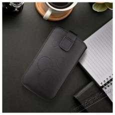 HAFFNER PT-6663 Deco iPhone 12/12 Pro/Galaxy Xcover 5/S21 5G fekete műbőr tok Mobil / Kommunikáció / Smart - Mobiltelefon kiegészítő / tok - Tok / hátlap - 477225