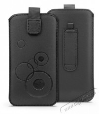 HAFFNER PT-6664 Deco iPhone 13/13 Pro fekete műbőr tok Mobil / Kommunikáció / Smart - Mobiltelefon kiegészítő / tok - Tok / hátlap - 477226